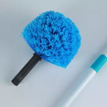 Щетка для пыли Паутина Duster Телескопический стержень Удобная многоразовая щетка для чистки окон домашнего офиса жёлтый