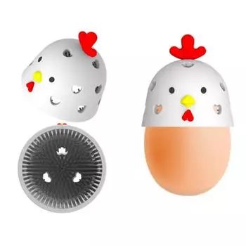 Щетка для яиц, силиконовая мойка для яиц, эффективное средство для очистки яичной скорлупы, нежный инструмент для очистки яиц для домашней кухни, фермы Chick