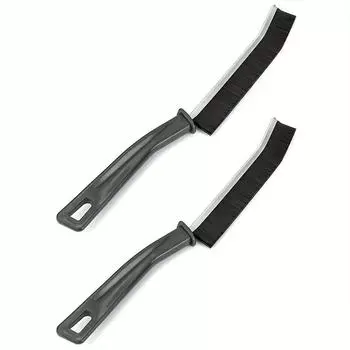 Щетка для щелей, 2 шт., многофункциональная щетка для чистки мертвых углов плитки, щетка для пыли в оконных щелях, универсальный инструмент для бытовой чистки различных поверхностей 2pcs