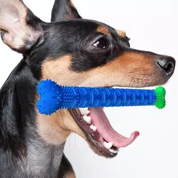 Щетка для щенков, зубная щетка, жевательная игрушка для собак, чистящий массажер, игрушки для чистки зубов домашних животных, многофункциональные силиконовые средства по уходу за зубами собак