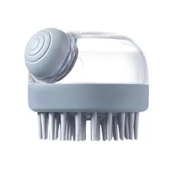 Щетка для шампуня для домашних животных Markzen, силиконовая, серая, 1 шт., Корейский шампунь для домашних животных