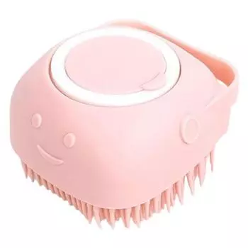 Щетка для шампуня для собак и кошек Simple Buy, розовая, 1 шт., корейский шампунь для домашних животных