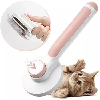 Щетка для собак и кошек Самоочищающаяся щетка для мертвых волос для кошек и собак с длинными короткими волосами 20x8x5cm