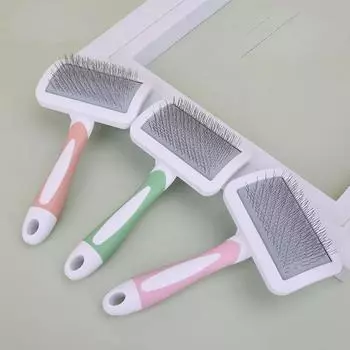 Щетка для собак, расческа для удаления шерсти у кошек, массажный инструмент для ухода за мелкими породами собак, расческа для волос, чистящие средства, аксессуары