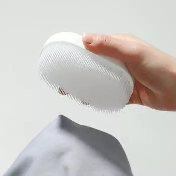 Щетка для стирки Мягкая щетина не повредит одежду Чистый воротник Нижнее белье Маленькая щетка Многофункциональная бытовая чистящая доска Щетка для обуви Щетка 10*6*4.5cm белый