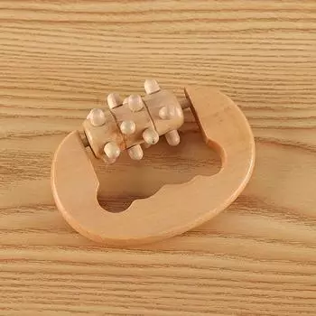 Щетка для тела антицеллюлитная успокаивающая деревянная эфирное масло спа деревянный роликовый массажный гребень для волос массажная щетка для кожи головы массажер для тела