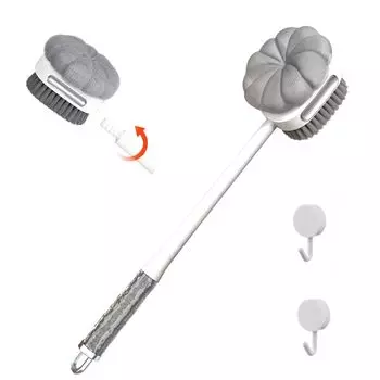 Щетка для тела для спины, тела, длинная, для спины, плотная, красивая мужская щетка, двусторонняя [съемная], от прыщей, уход, спина, щетка, ручка, мытье, щетка,