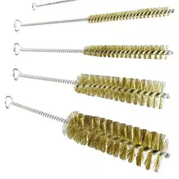 Щетка для труб Гибкая маленькая многоцелевая щетка для удаления ржавчины из латуни Прочная щетка для труб S