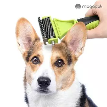 Щетка для удаления колтунов Mogapet MOP-010, корейский шампунь для домашних животных