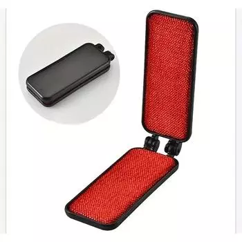 Щетка для удаления пыли с одежды Статическая щетка Волшебный удалитель шерсти домашних животных Пух Зимнее пальто Пух Удалители пыли Щетка для чистки одежды 1PCS чёрный