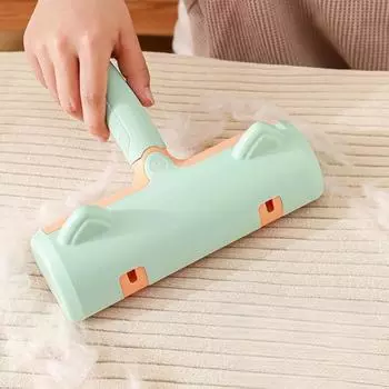 Щетка для удаления шерсти домашних животных, электростатическая щетка для удаления шерсти домашних животных, чистка одежды на диване, многоразовый инструмент для удаления шерсти домашних животных белый