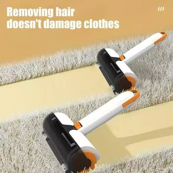 Щетка для удаления шерсти домашних животных Двунаправленный дизайн Удобный инструмент для удаления шерсти домашних животных Многоразовый закругленный зелёный