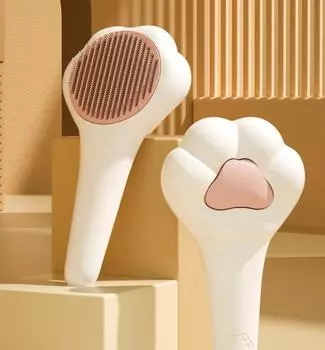 Щетка для удаления шерсти домашних животных одним щелчком — незаменима для ухода за кошками и их чистки