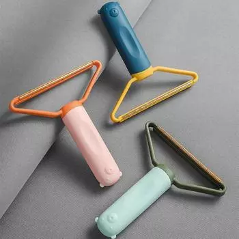 Щетка для удаления шерсти домашних животных Ручной ролик для удаления ворса Чистка дивана и одежды Щетка для удаления ворса Пуховая ткань Бритва Щетка Инструмент Портативный инструмент для удаления ворса зелёный