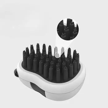 Щетка для удаления шерсти домашних животных в стиле панды, щетка для купания домашних животных, влажная расческа для массажа кошек и собак, щетка для ухода за домашними животными, щетка для собак