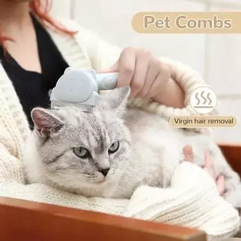 Щетка для удаления шерсти у собак, приспособление для удаления колтунов у домашних животных, расческа для щенков и кошек, щетка для ухода за собаками, средства для линьки, инструменты