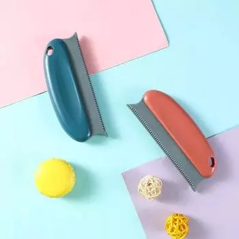 Щетка для удаления волос, Щетка для чистки, Диванная пуховая ткань, Удаление пыли, Портативное многофункциональное домашнее устройство для удаления волос у кошек и собак 1pcs красный