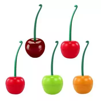 Щетка для унитаза в форме вишни с длинной ручкой, щетка для унитаза, аксессуары для ванной комнаты White brush head вино красного