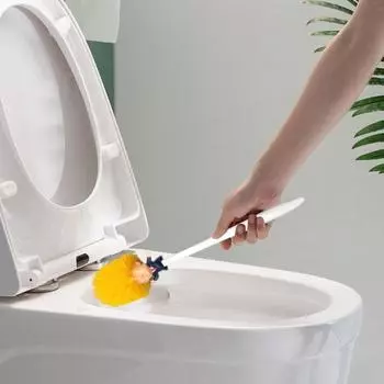 Щетка для ванной комнаты с комиксами Трампа, длинная ручка, необычная щетка для унитаза, функциональное чистящее средство для туалета, веселая ванная комната