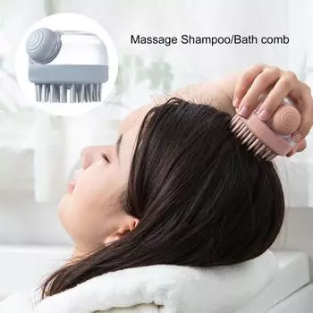 Щетка для ванны для домашних животных Легкая мягкая щетина Удобная ручка Массажная расческа для кошек и собак Расческа для ванны