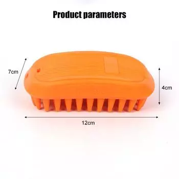 Щетка для ванны для домашних животных, резиновая расческа, щетка для удаления волос, чистящая перчатка для ухода за домашними животными, собаками, кошками, массажные инструменты для ухода за волосами домашних животных M зелёный
