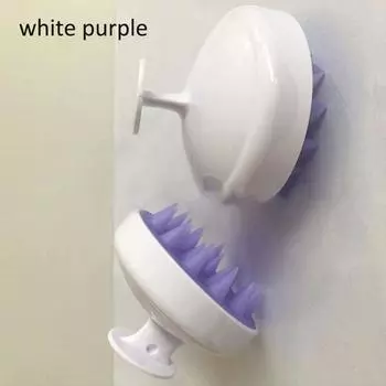 Щетка для ванны, щетка для шампуня, силиконовая массажная щетка для головы, мытье тела, щетка для массажа кожи головы, расческа для мытья волос, 1 шт., уникальная розовый