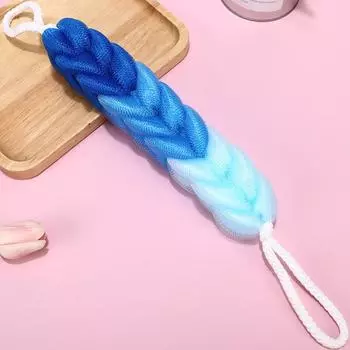 Щетка для ванны Скраб для тела Скребок для спины Мочалка Сетка для душа Мочалки для ванны Массажная щетка для тела Ванная комната Антицеллюлитные губки Щетка синий