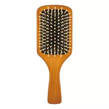 Щетка для волос KAI Princess Camellia Paddle Brush деревянная массажная для кожи головы KQ3138