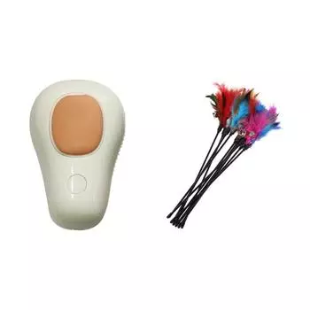 Щетка для волос кошек из авокадо с распылителем для массажа (Белый 1шт) #F