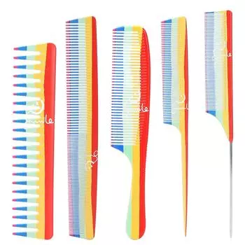 Щетка для волос, расческа с круглыми зубцами, цветная, легко распутывающая, укладочные расчески для длинных и коротких волос CB103