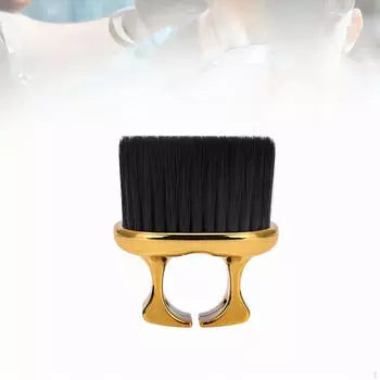 Щетка для волос Шея Пылесос Чистящее кольцо Дизайн Удобная ручка Режущая прочная Мягкая парикмахерская золотой