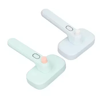 Щетка для вычесывания домашних животных, самоочищающаяся, с отрицательными ионами, зубьями, массажным эффектом, для ухода за домашними животными, удаления шерсти Green