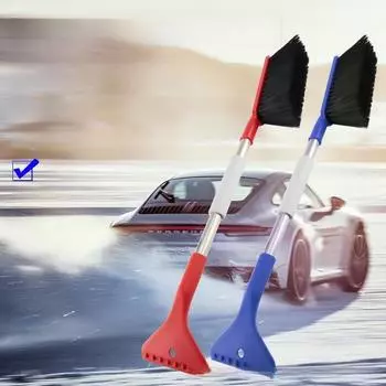 Щетка и лопата для уборки снега дома и автомобиля 2 в 1 - лопата для размораживания и удаления льда
