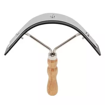 Щетка из конского волоса, нержавеющая сталь, резина, удобная ручка, деревянная ручка, скребок для чистки морды лошади C