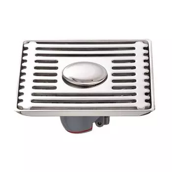 Щетка из нержавеющей стали, сито для раковины, слив для душа, аксессуары для ванной комнаты, слив для отходов в пол 1