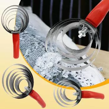 Щетка из рыбьей кожи для быстрого удаления, зубцы из нержавеющей стали для легкого удаления рыбьей чешуи