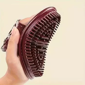 Щетка Meridian Brush Universal, Щетка для массажа всего тела, Мягкая пластиковая щетка Coffee brush