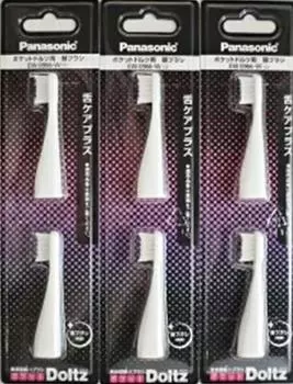 Щетка Panasonic Tongue Care Plus для Pocket Dolts 2 шт. x 3 набора 6 EW0966-W (всего штук)