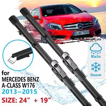 Щетка переднего стеклоочистителя автомобиля для Mercedes Benz A-Class W176 2013 ~ 2015, аксессуары для лобового стекла, окна 2013 2014 Left Hand Drive