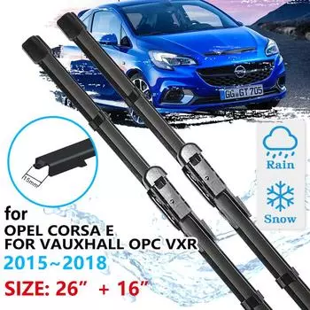 Щетка переднего стеклоочистителя автомобиля для Opel Corsa E 2015 ~ 2018 для Vauxhall OPC VXR, аксессуары для лобового стекла, окна 2015 2016 Left Hand Drive