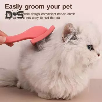 Щетка-пуходерка для собак, большой инструмент для ухода за домашними животными для кошек, собак, удаляет распущенную шерсть, расческа для домашних животных, массажная щетка для щенков для линьки L