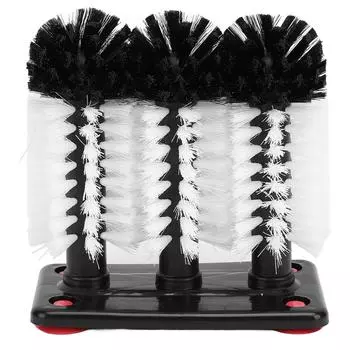 Щетка с тремя съемными чашечками, эффективная очистка стекла, щетка с присоской для длинной ножки