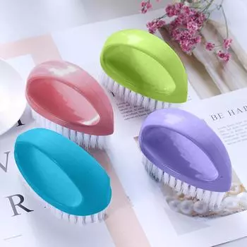 Щетка-скраб для чистки Прочная щетка для чистки с жесткой нейлоновой щетиной Многоцелевая, небольшого размера One Size фиолетовый