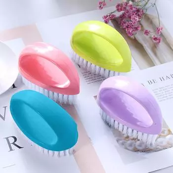 Щетка-скребок для чистки, прочная, жесткая, нейлоновая щетина, многоцелевая, небольшого размера One Size фиолетовый