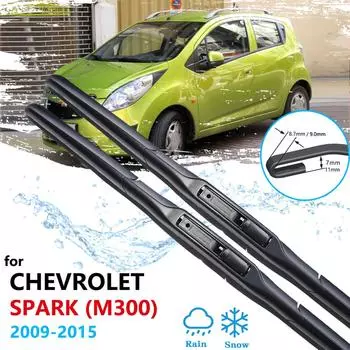 Щетка стеклоочистителя автомобиля для Chevrolet Spark M300 Daewoo Matiz Creative 2009 ~ 2015, передние дворники, автомобильные аксессуары 2010 2011 Style A