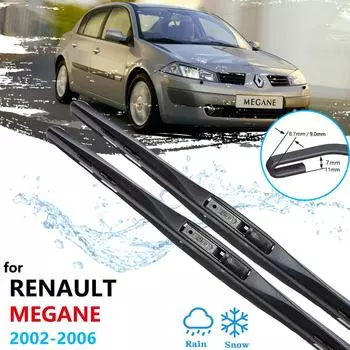 Щетка стеклоочистителя автомобиля для Renault Megane Mk2 2002 2003 2004 2005 2006 дворники переднего стекла автомобиля Style A