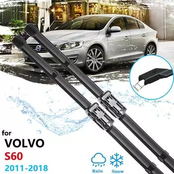 Щетка стеклоочистителя автомобиля для Volvo S60 2011 2012 2013 2014 2015 2016 2017 2018 щетки для лобового стекла омывателя автомобиля