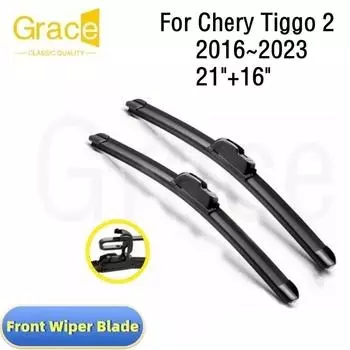 Щетка стеклоочистителя для Chery Tiggo 2 21 +16 резиновая лобовое стекло автомобиля 2016-2023