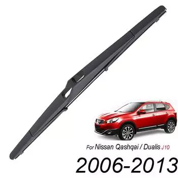Щетка заднего стеклоочистителя задней двери 12 дюймов для Nissan Qashqai Dualis J10 2006 2007 2008 2009 2010 2011 2012 2013 12 чёрный