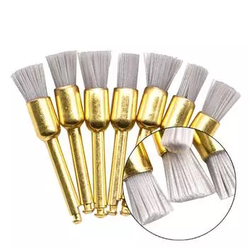 Щетки для полировки зубов, глиноземный материал, угловой наконечник, щетка для полировки, плоская головка